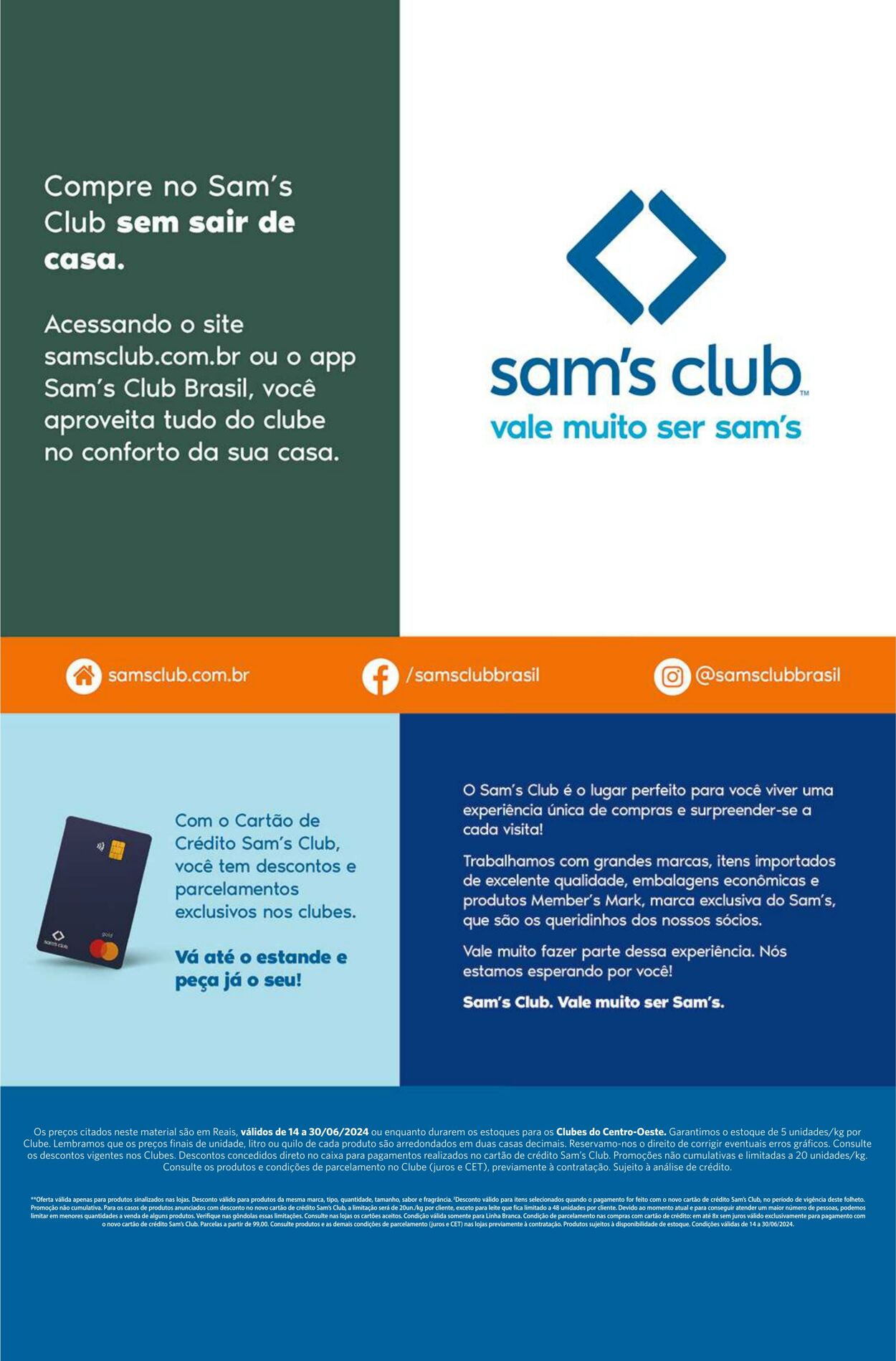 Folheto Sam's Club 14.06.2024 - 30.06.2024