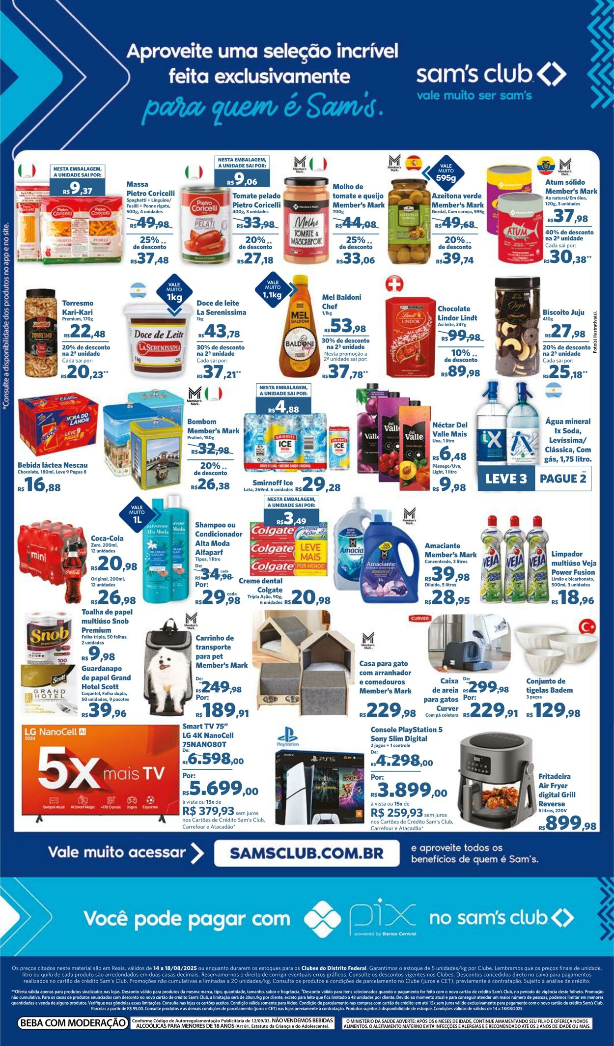 Folheto Sam's Club 14.08.2025 - 18.08.2025