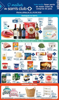 Folheto Sam's Club 14.08.2025 - 18.08.2025
