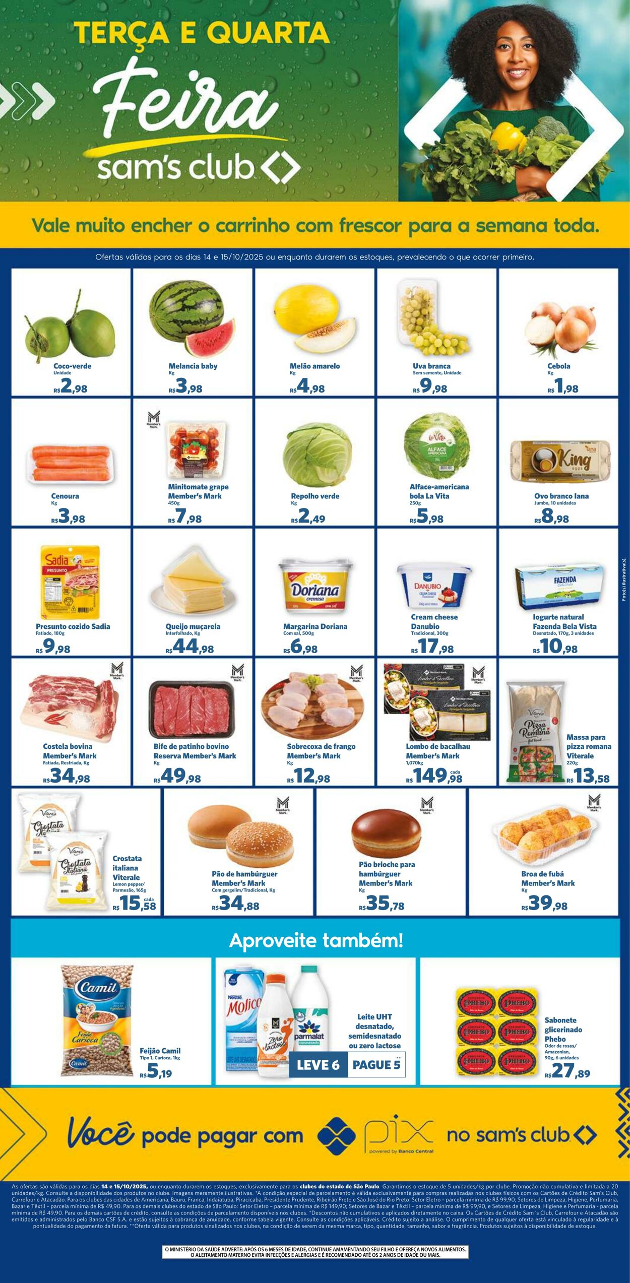 Folheto Sam's Club 14.10.2025 - 15.10.2025