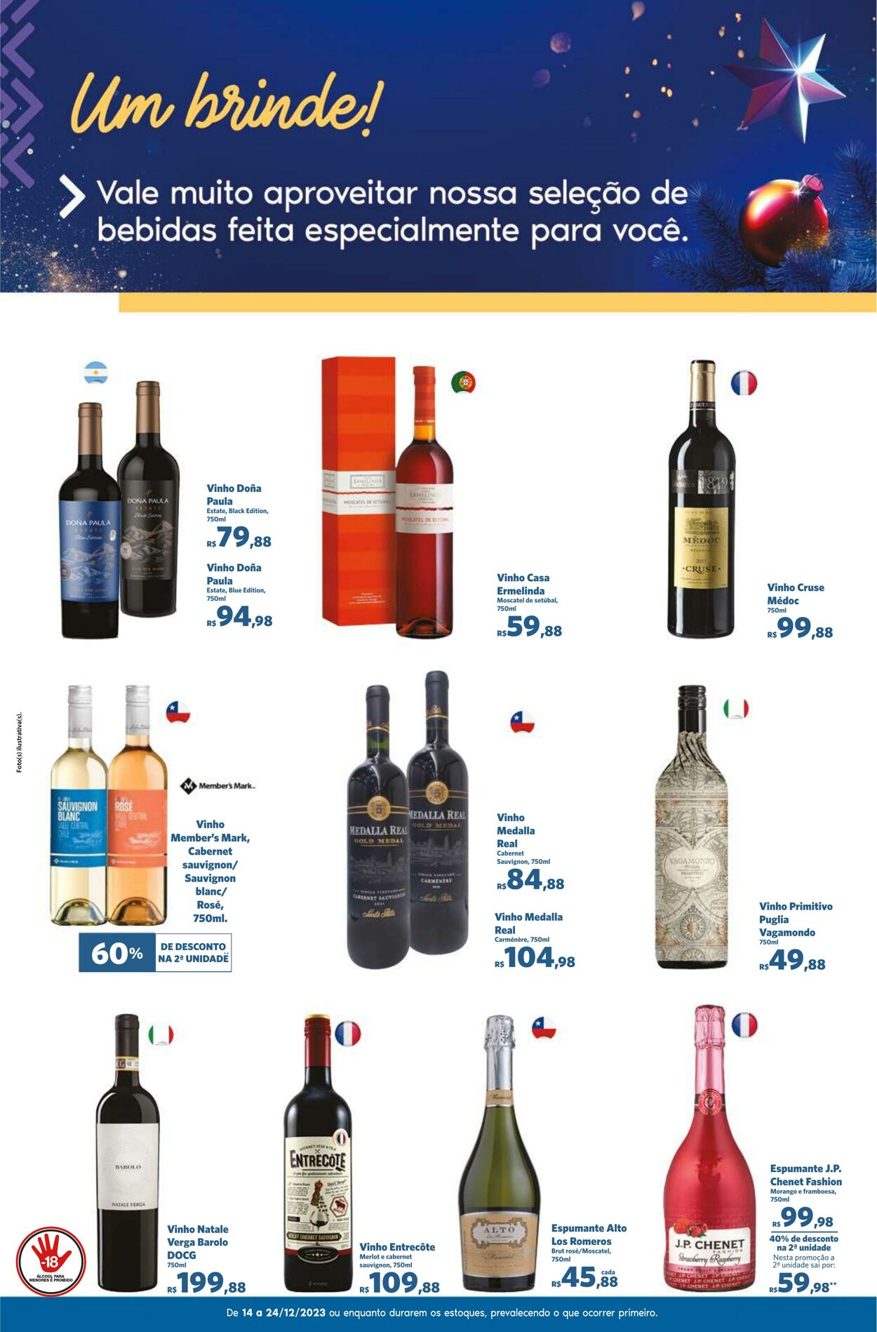 Folheto Sam's Club 14.12.2023 - 24.12.2023