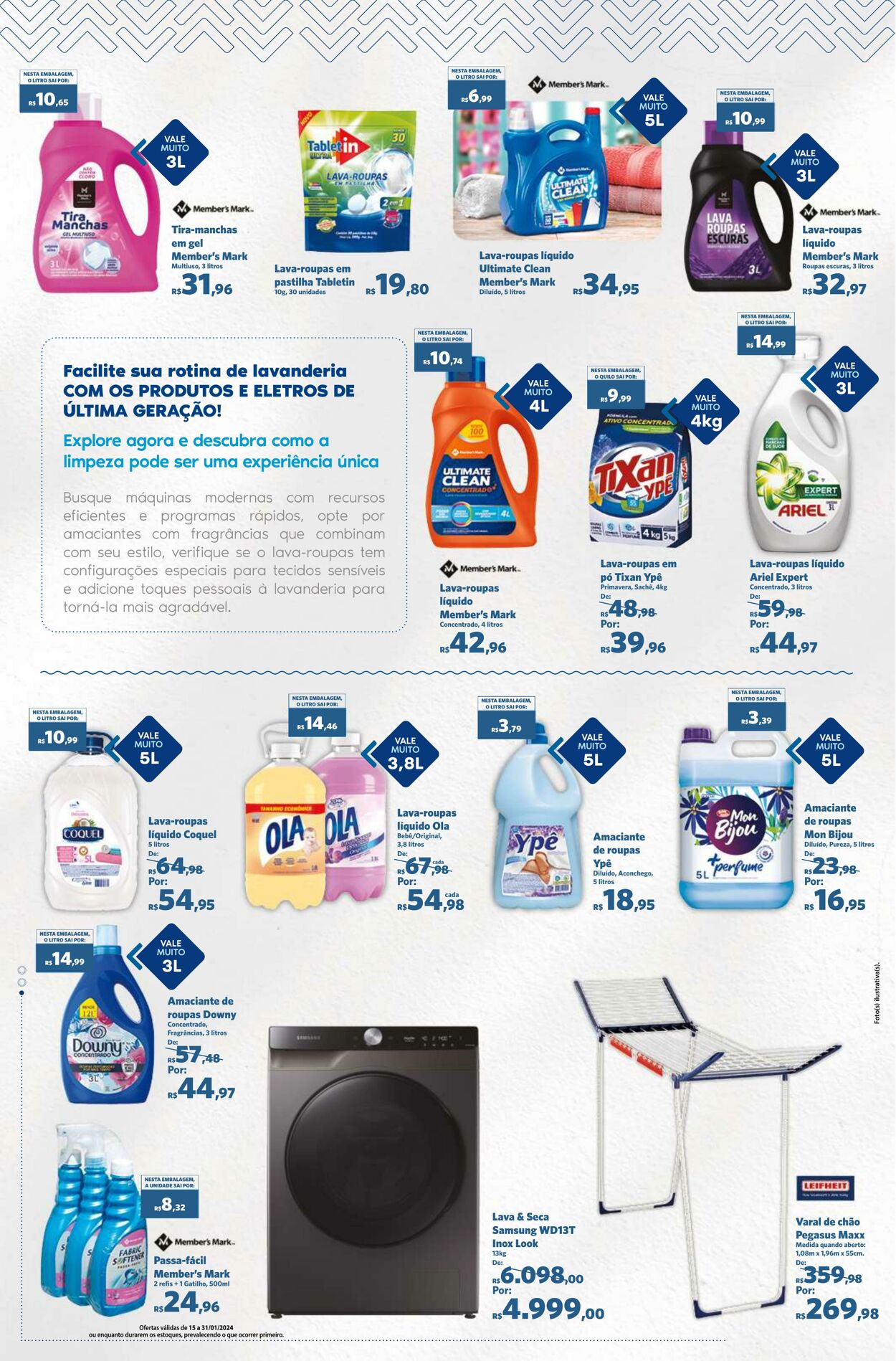 Folheto Sam's Club 15.01.2024 - 31.01.2024