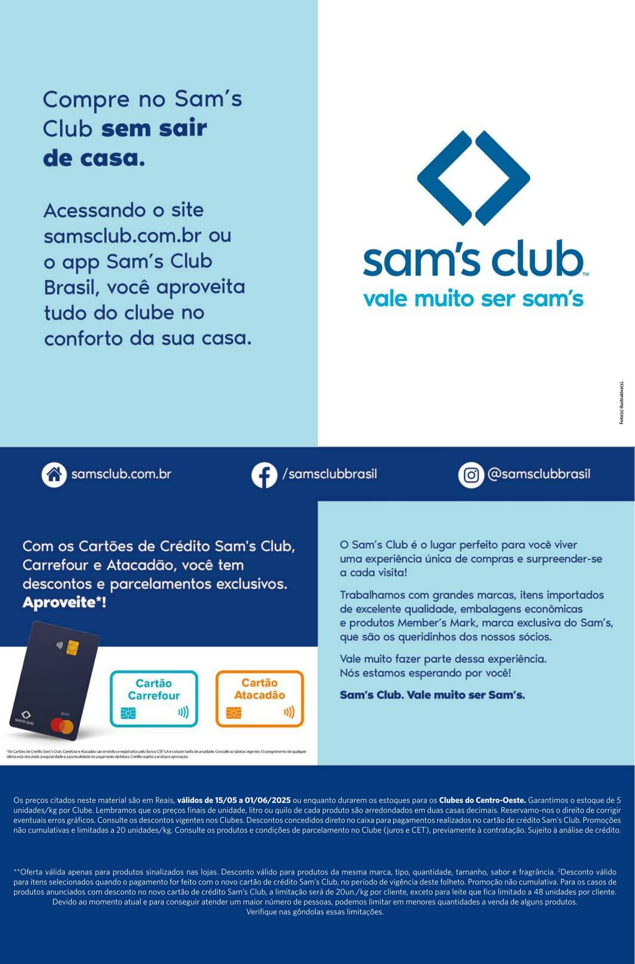 Folheto Sam's Club 15.05.2025 - 01.06.2025