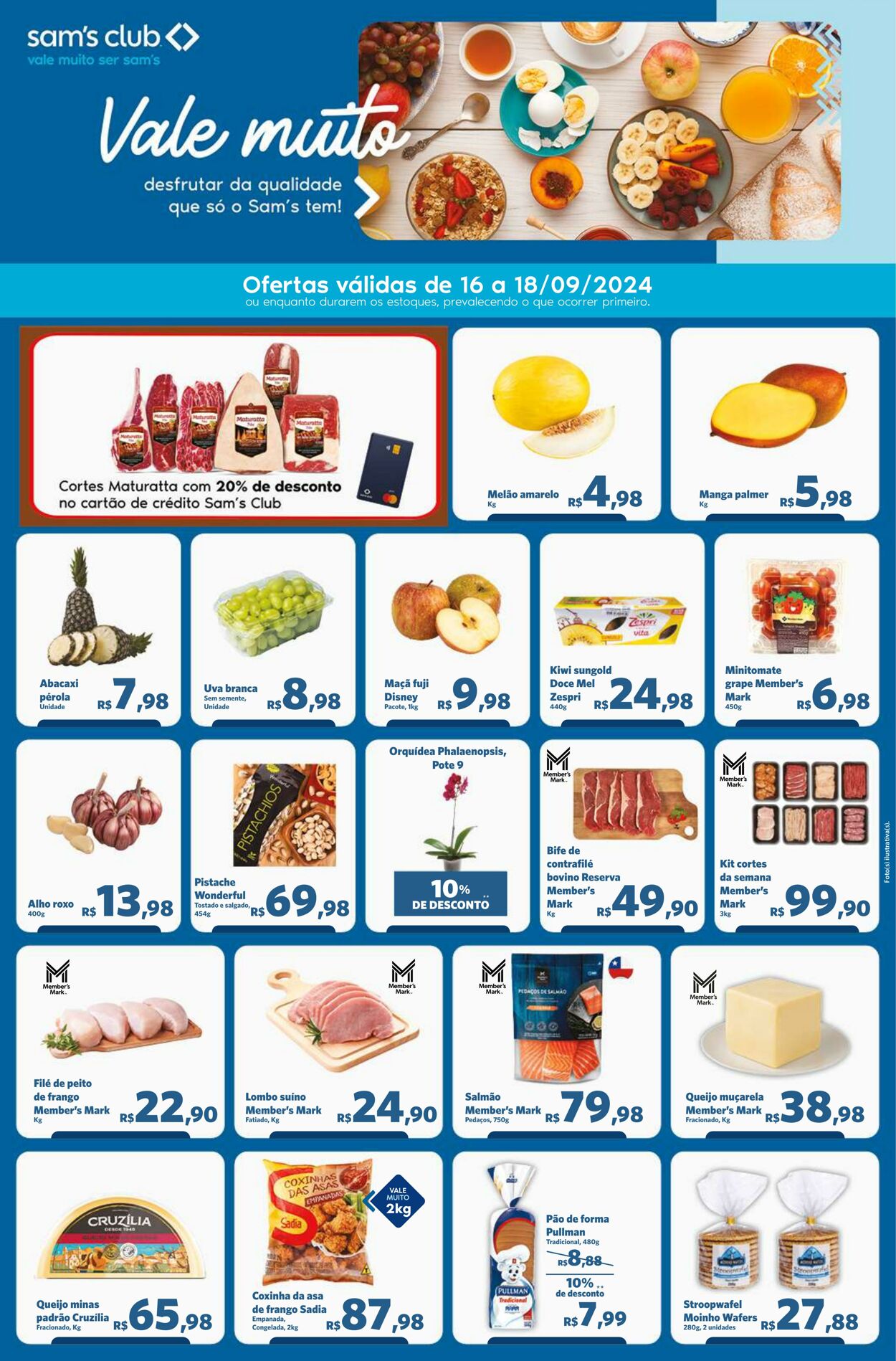 Folheto Sam's Club 16.09.2024 - 18.09.2024