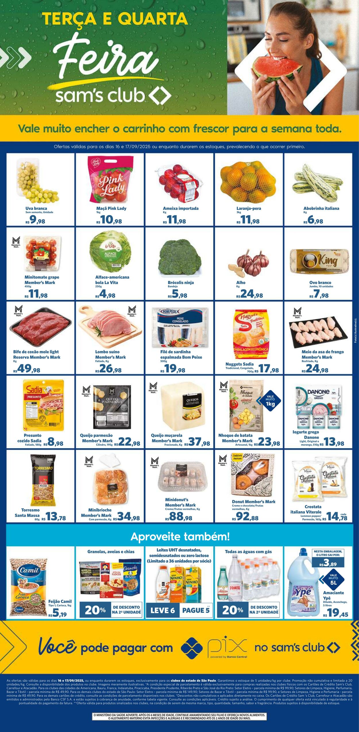 Folheto Sam's Club 16.09.2025 - 17.09.2025