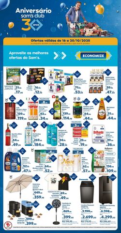 Folheto Sam's Club 16.10.2025 - 20.10.2025