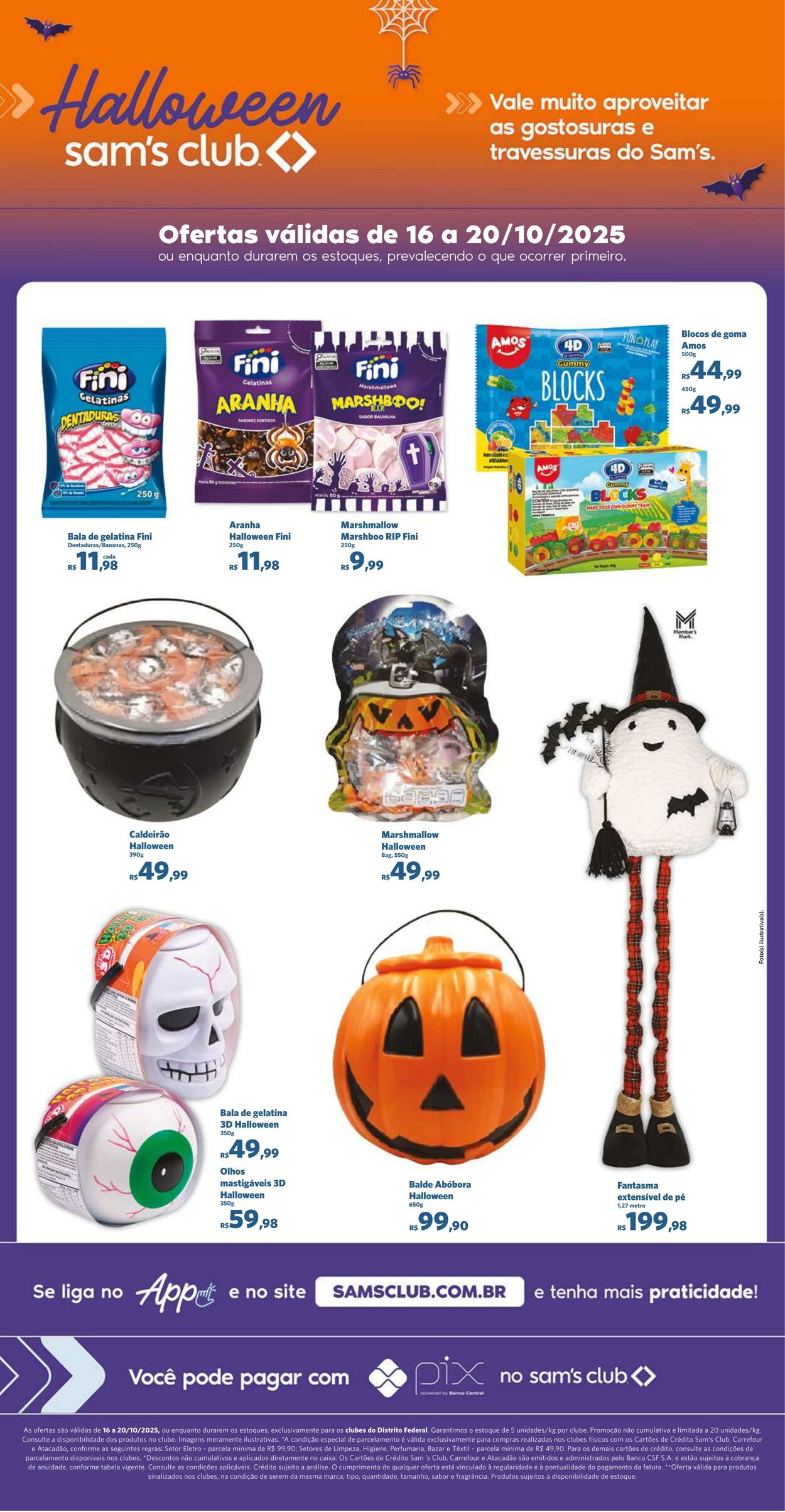 Folheto Sam's Club 16.10.2025 - 20.10.2025