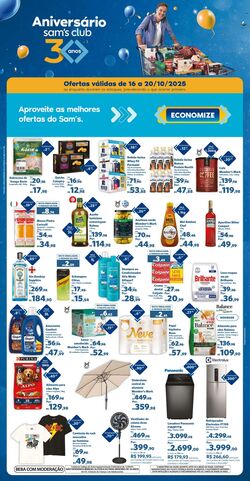 Folheto Sam's Club 16.10.2025 - 20.10.2025