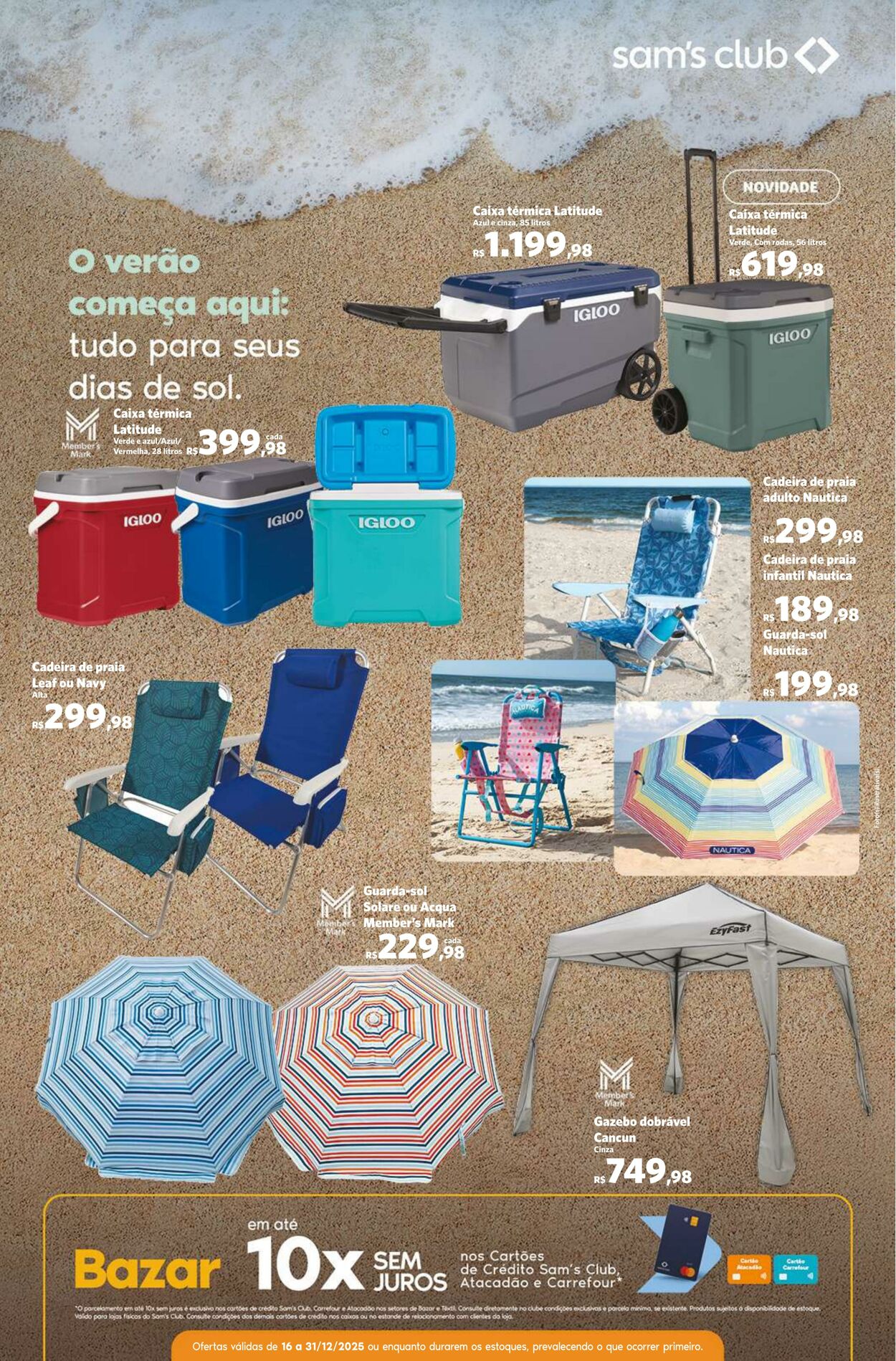 Folheto Sam's Club 16.12.2025 - 31.12.2025