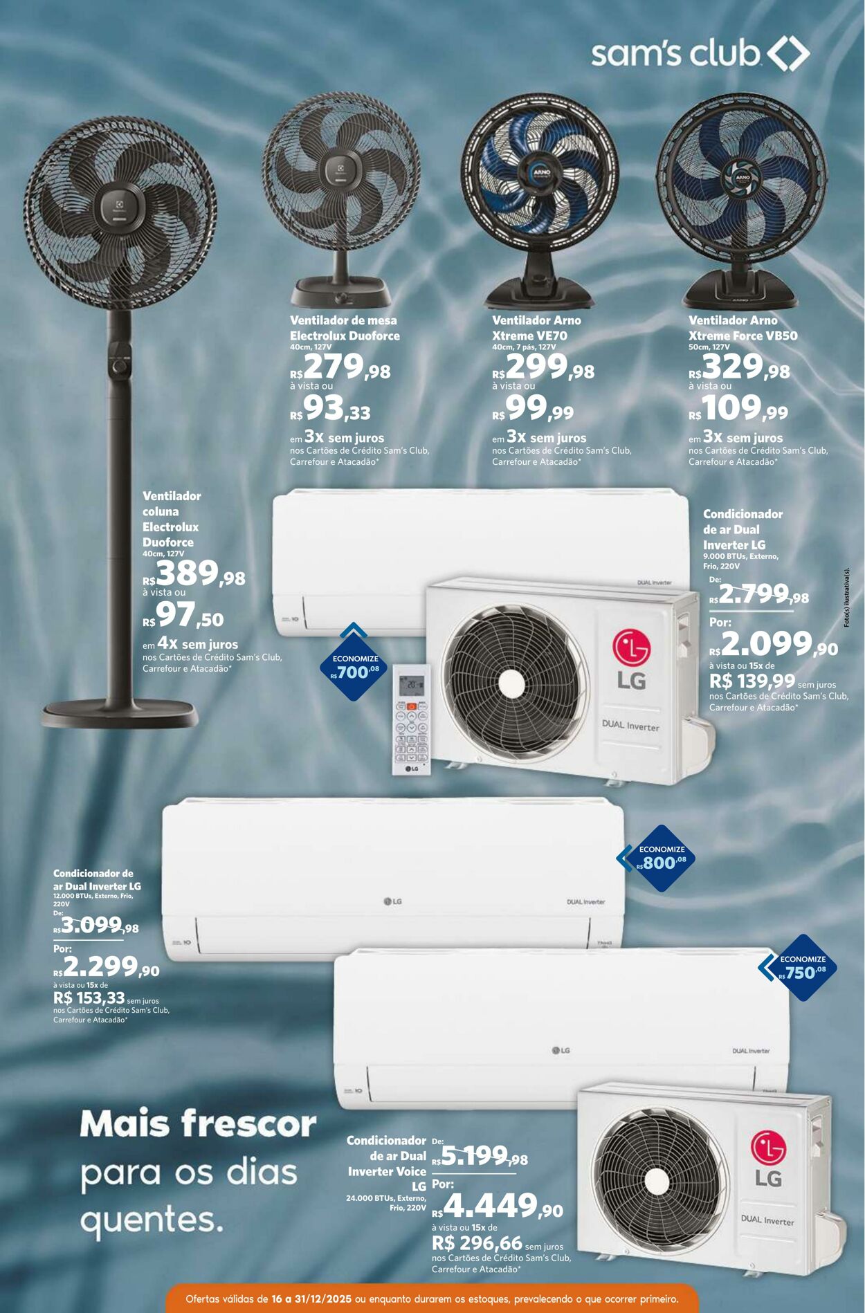 Folheto Sam's Club 16.12.2025 - 31.12.2025
