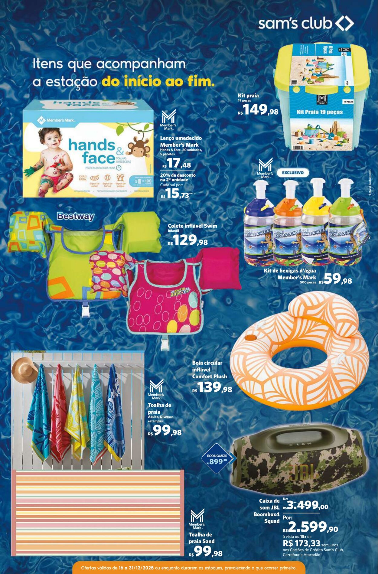 Folheto Sam's Club 16.12.2025 - 31.12.2025