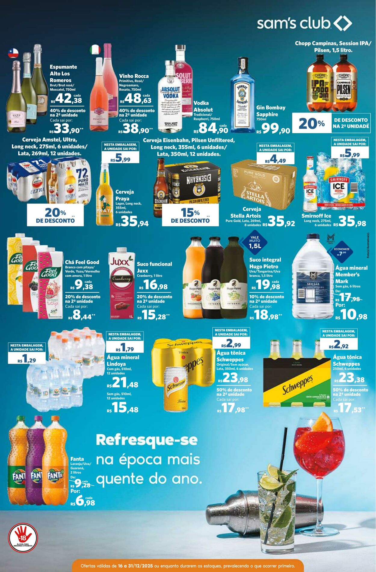 Folheto Sam's Club 16.12.2025 - 31.12.2025