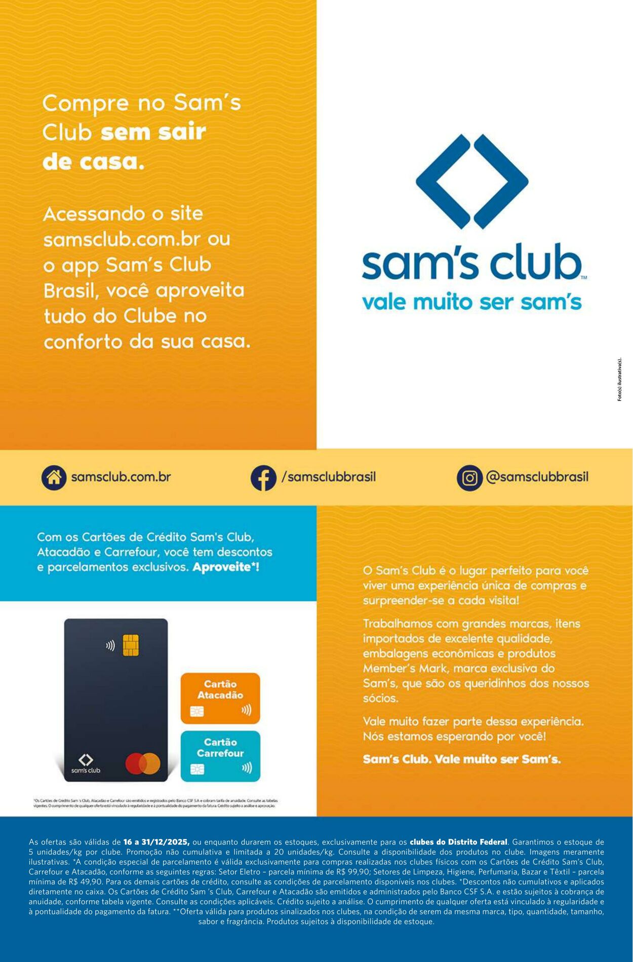 Folheto Sam's Club 16.12.2025 - 31.12.2025