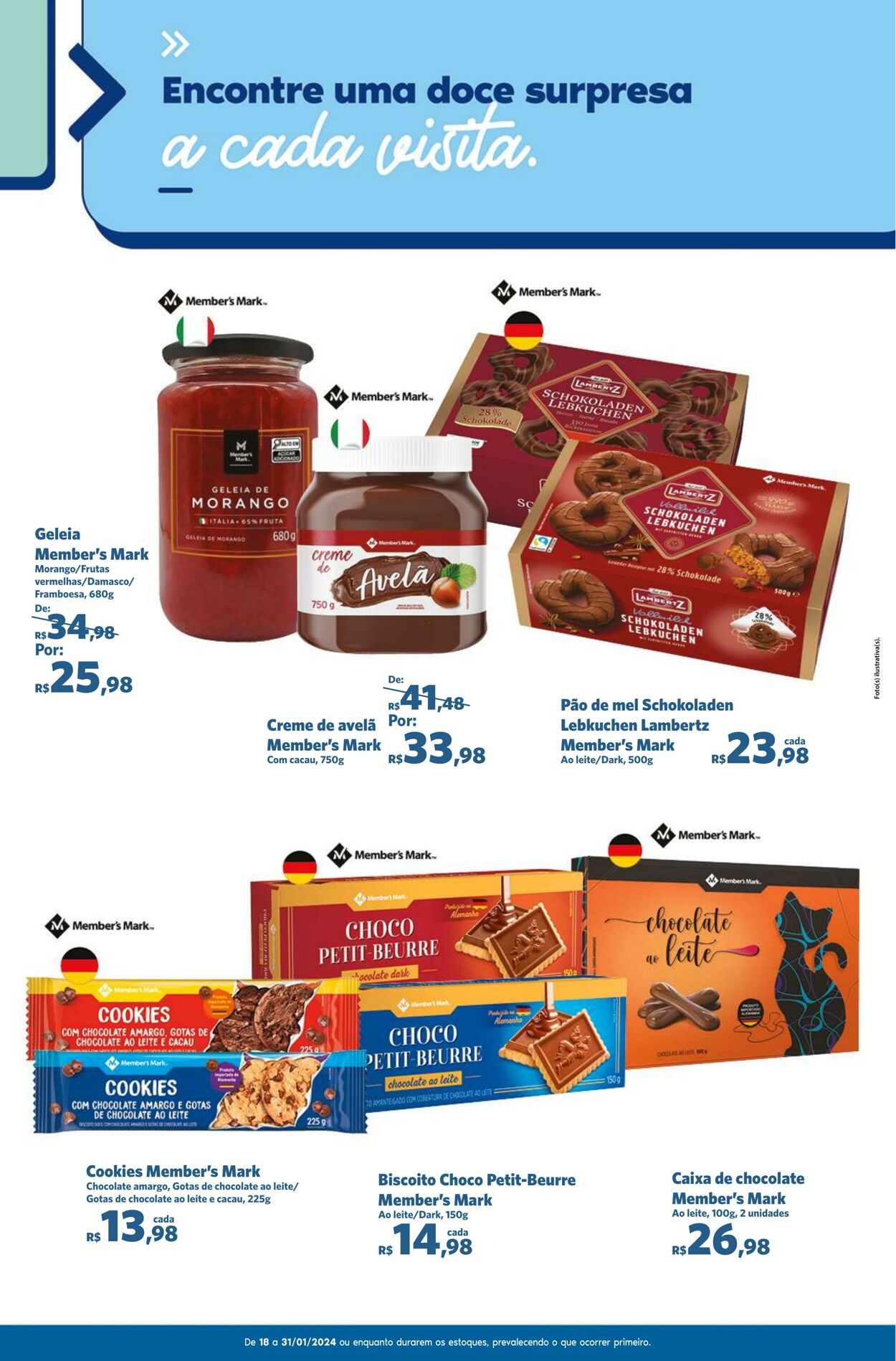 Folheto Sam's Club 18.01.2024 - 31.01.2024