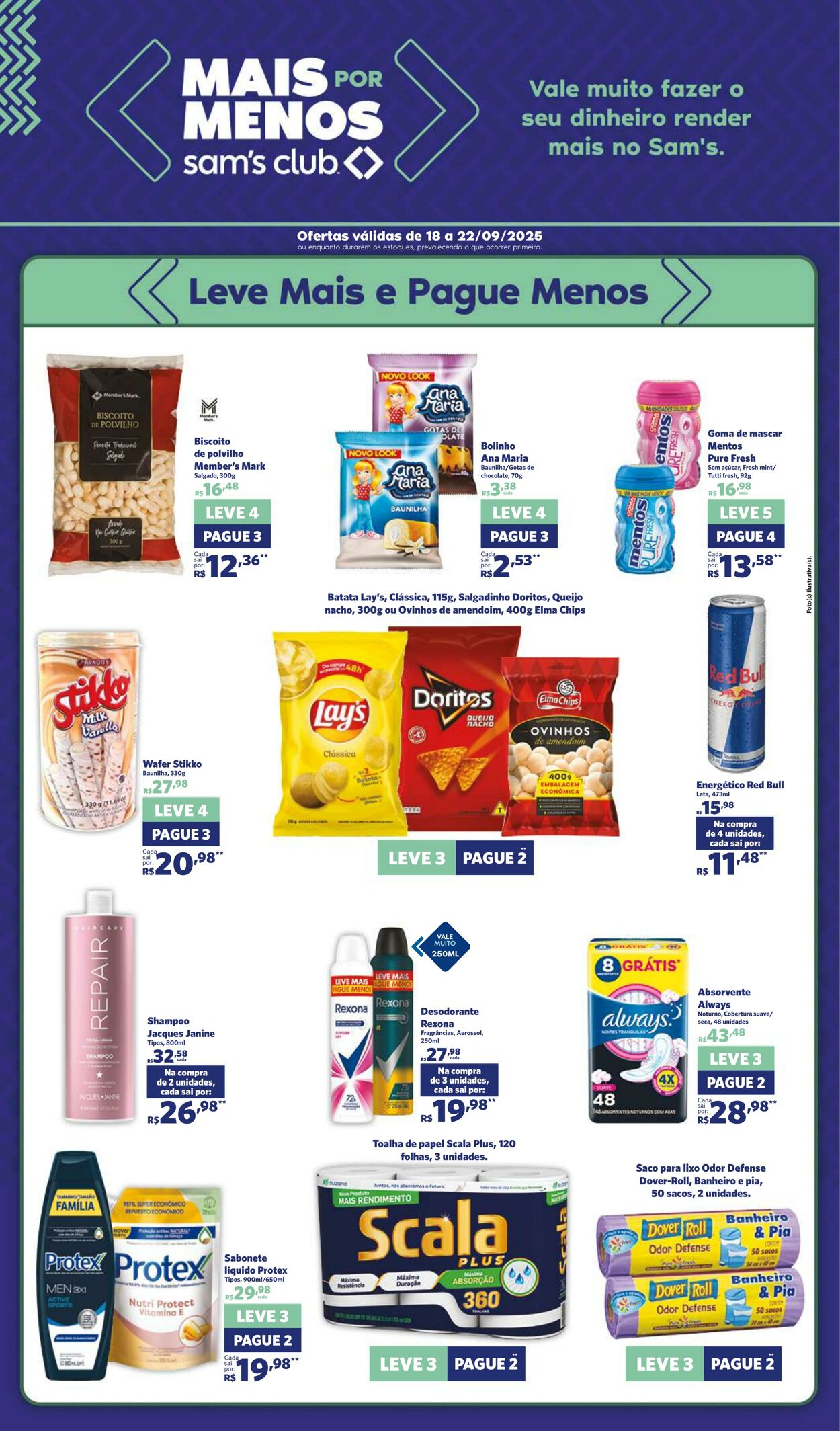 Folheto Sam's Club 18.09.2025 - 22.09.2025