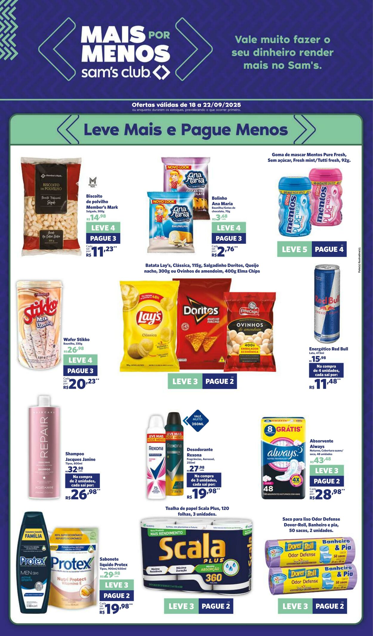 Folheto Sam's Club 18.09.2025 - 22.09.2025