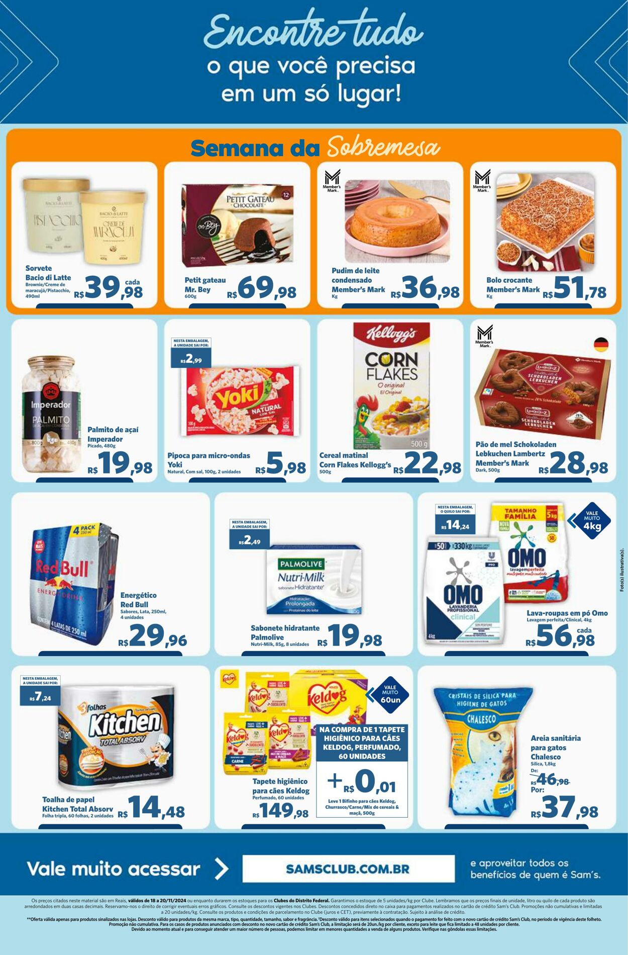 Folheto Sam's Club 18.11.2024 - 20.11.2024