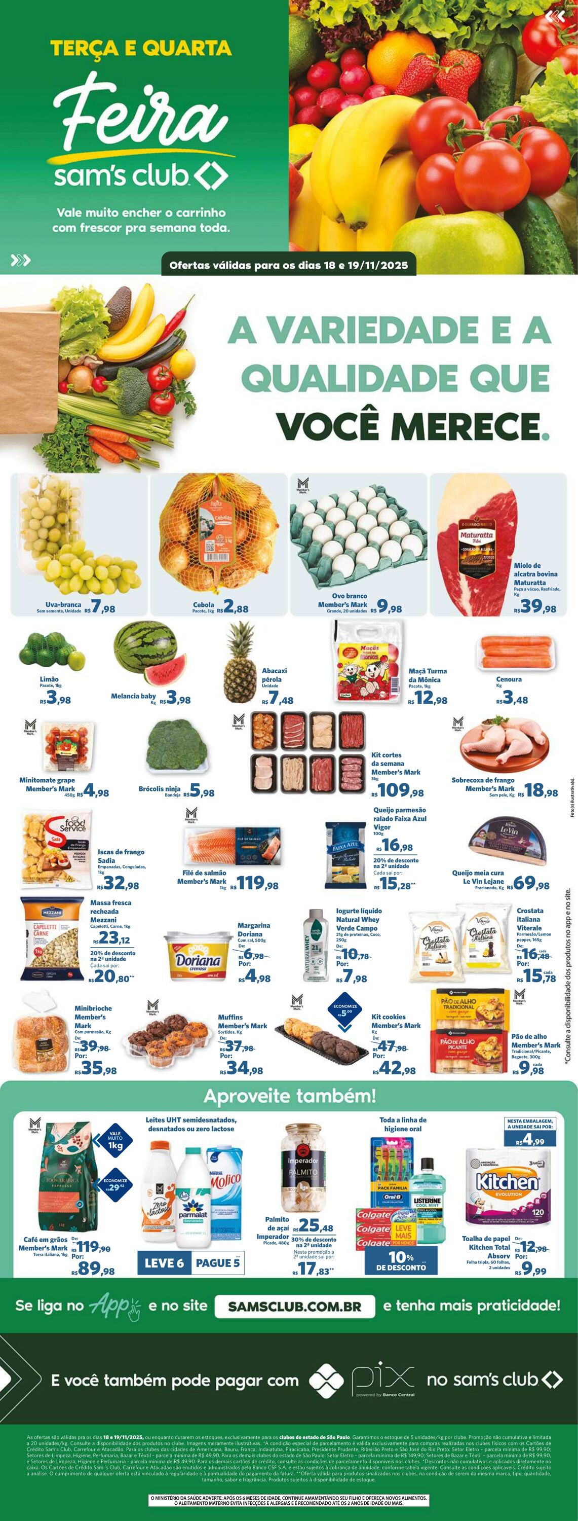 Folheto Sam's Club 18.11.2025 - 19.11.2025