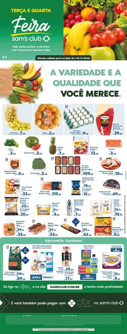Folheto Sam's Club 18.11.2025 - 19.11.2025