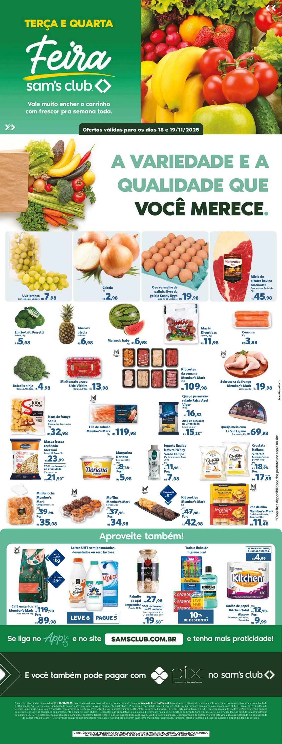 Folheto Sam's Club 18.11.2025 - 19.11.2025