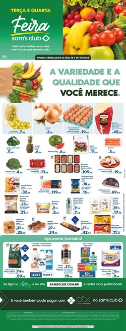 Folheto Sam's Club 18.11.2025 - 19.11.2025