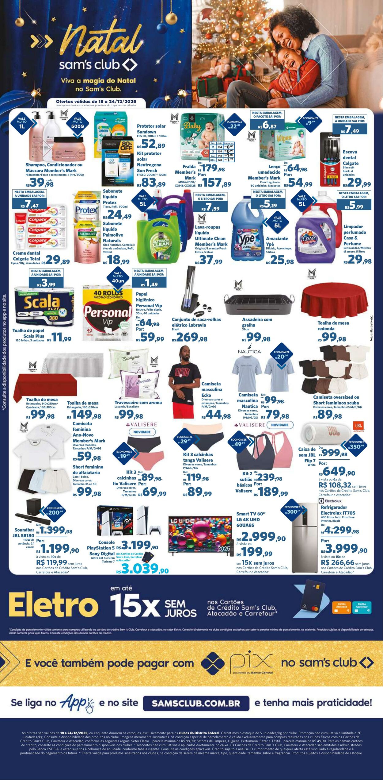 Folheto Sam's Club 18.12.2025 - 24.12.2025