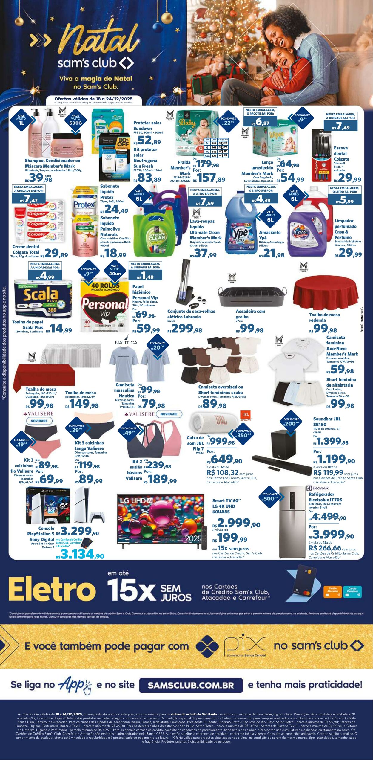 Folheto Sam's Club 18.12.2025 - 24.12.2025
