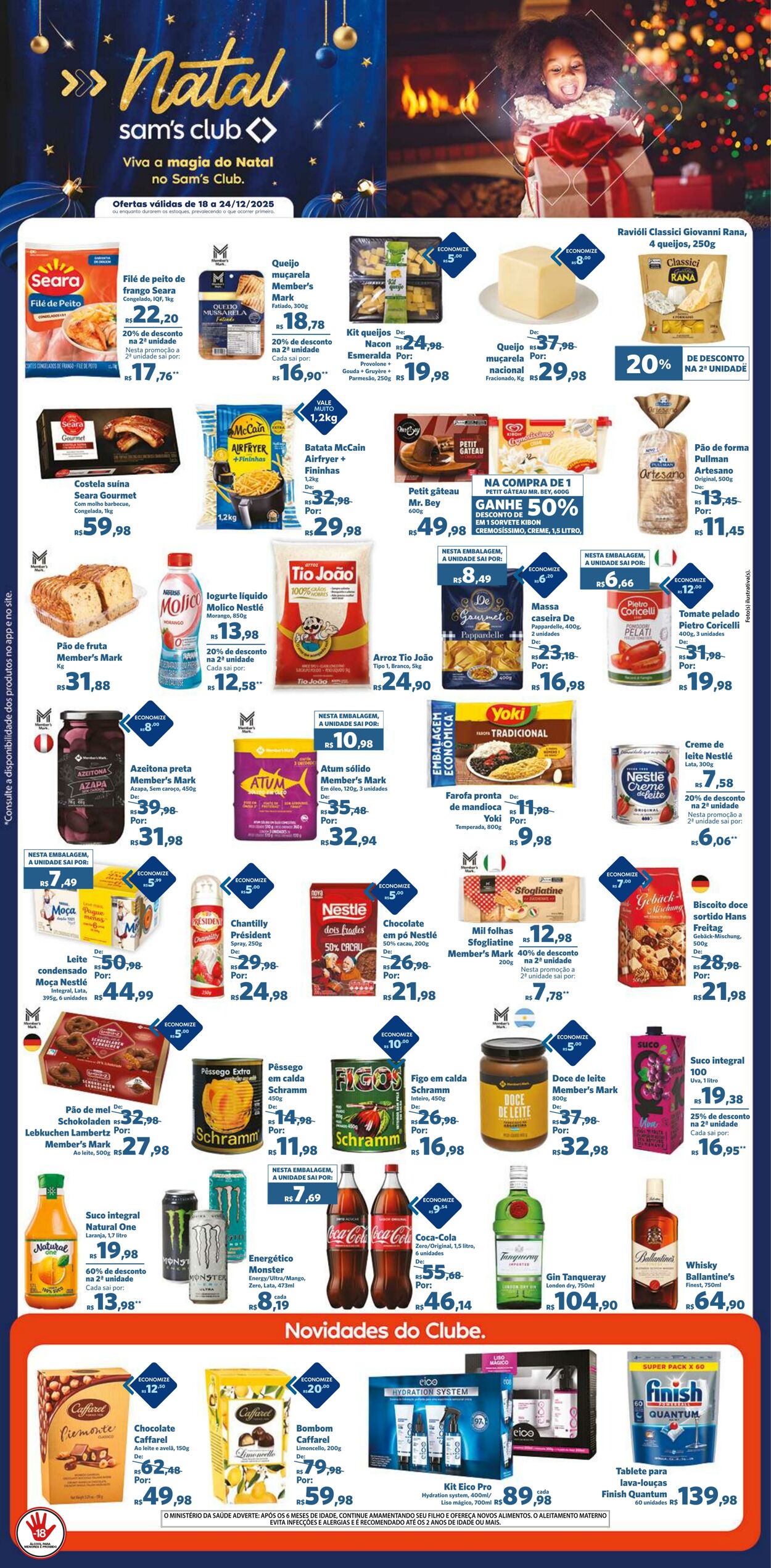 Folheto Sam's Club 18.12.2025 - 24.12.2025
