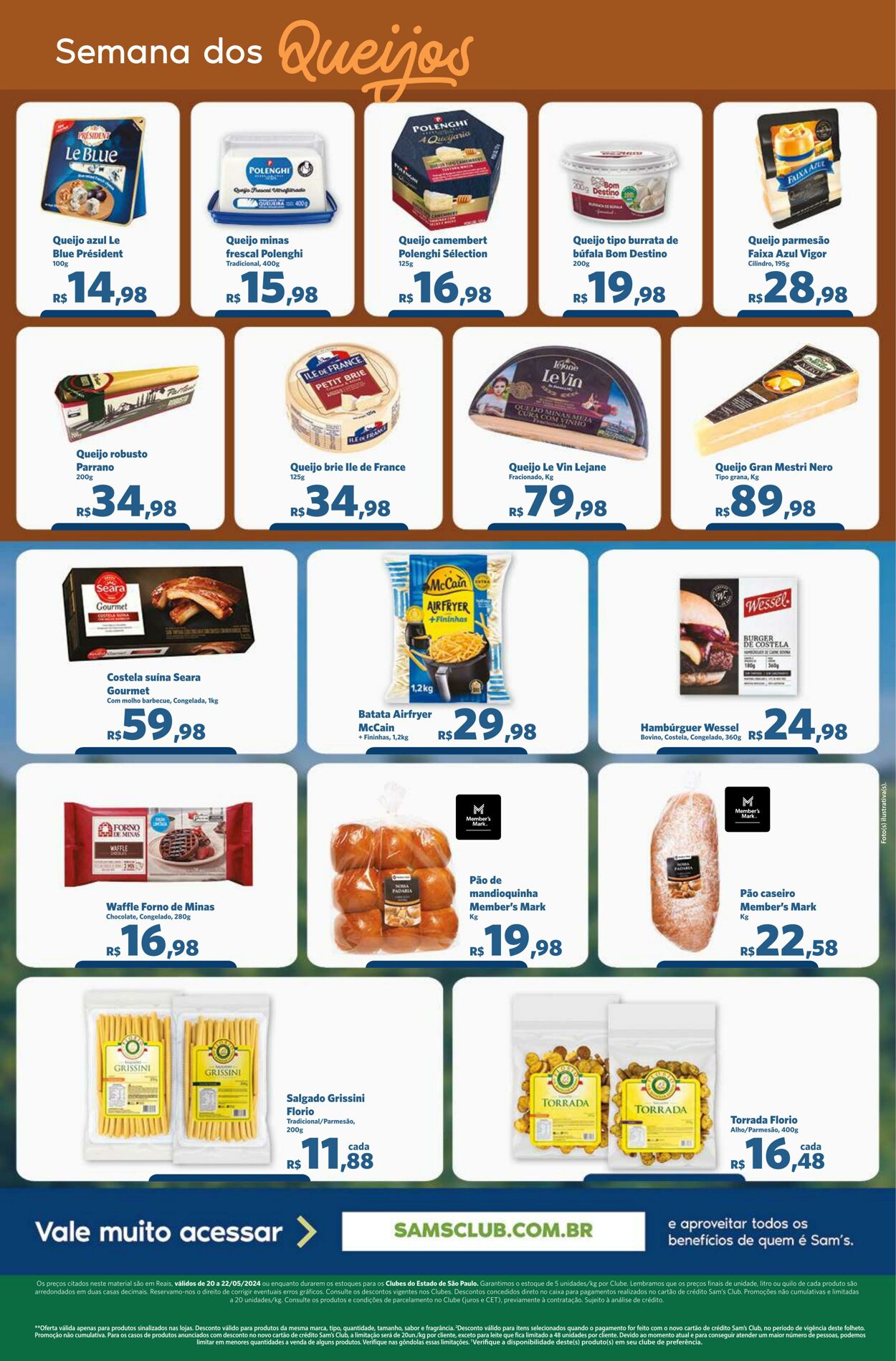 Folheto Sam's Club 20.05.2024 - 22.05.2024