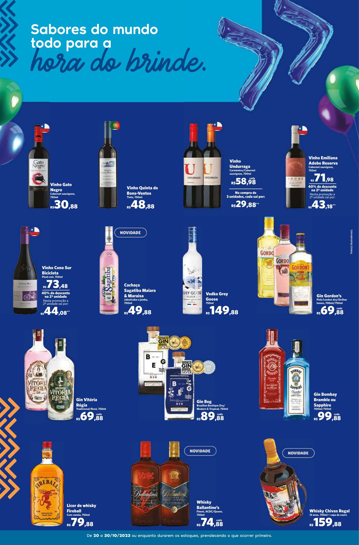 Folheto Sam's Club 20.10.2023 - 30.10.2023