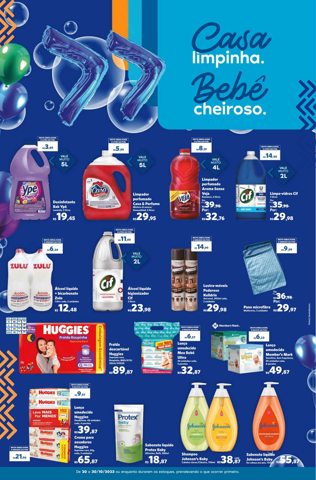 Folheto Sam's Club 20.10.2023 - 30.10.2023