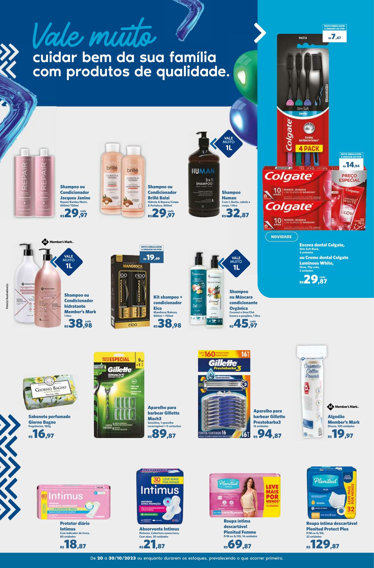 Folheto Sam's Club 20.10.2023 - 30.10.2023