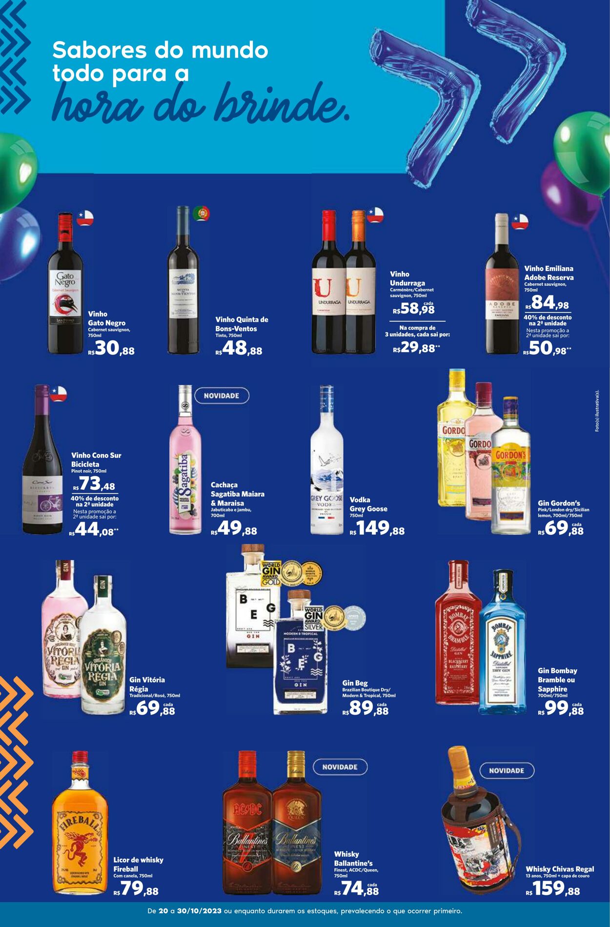 Folheto Sam's Club 20.10.2023 - 30.10.2023