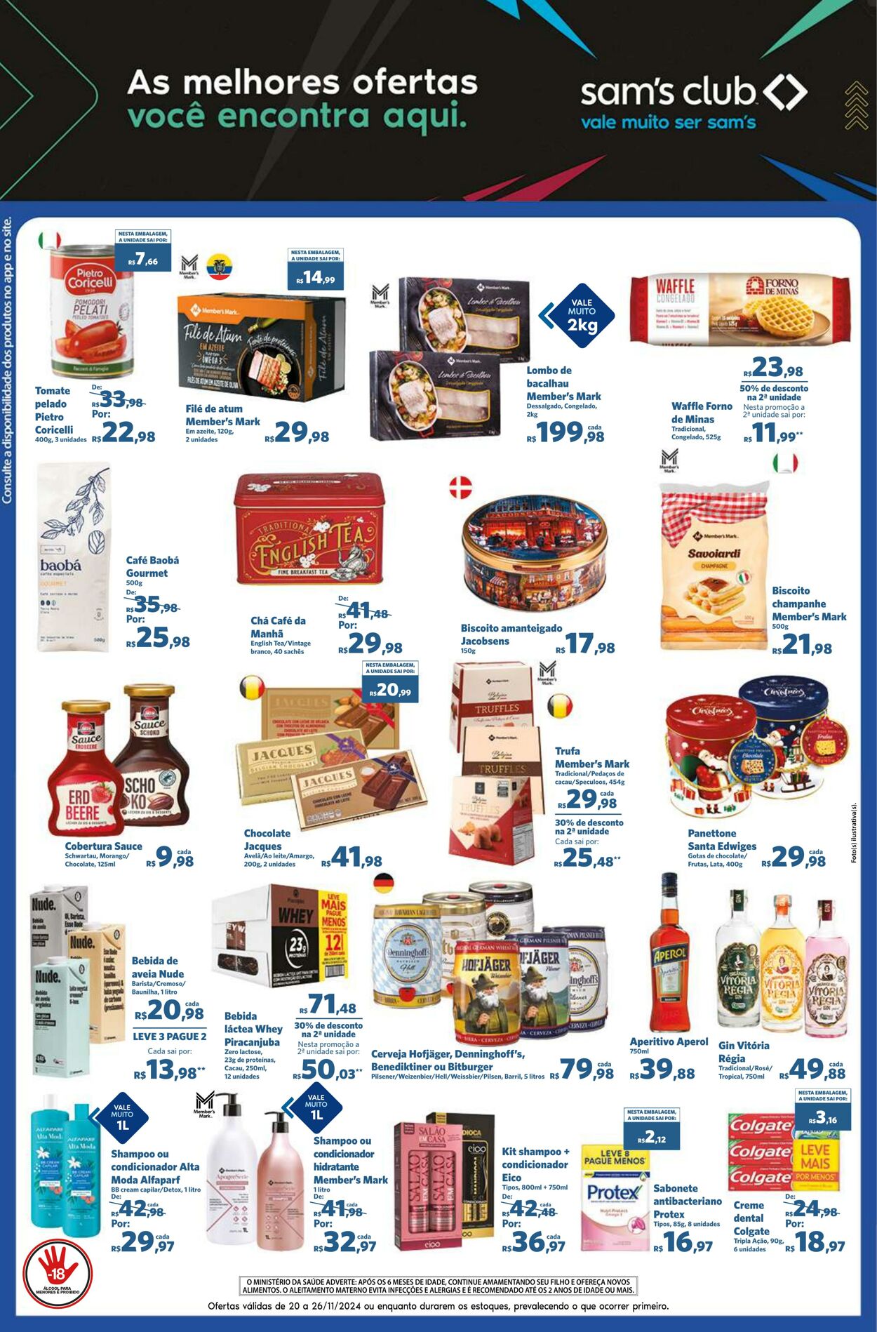 Folheto Sam's Club 20.11.2024 - 26.11.2024