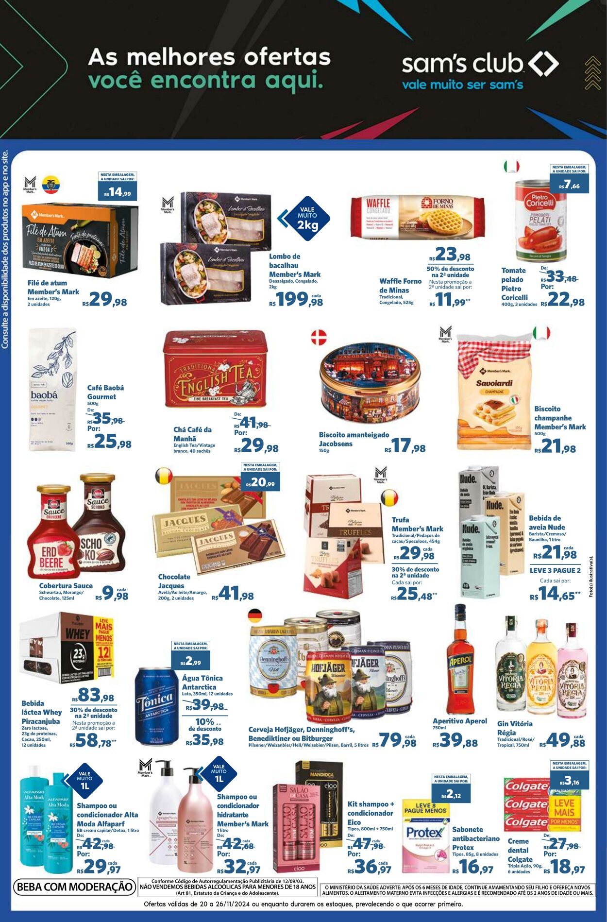 Folheto Sam's Club 20.11.2024 - 26.11.2024