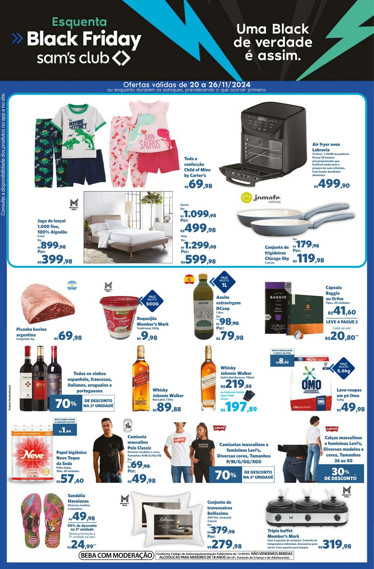 Folheto Sam's Club - Ofertas válidas de 20/11/2024 até 26/11/2024 20 nov, 2024 - 26 nov, 2024