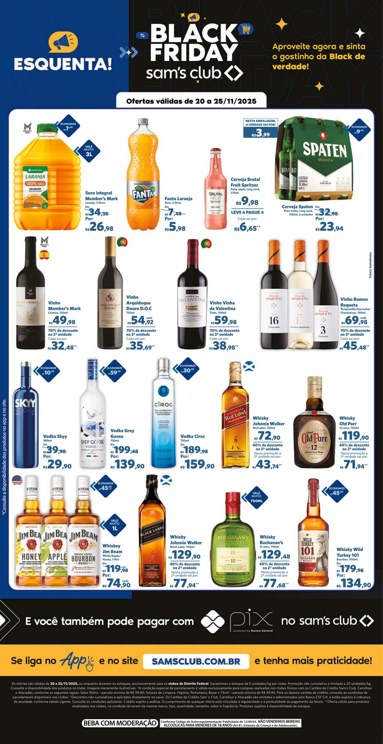 Folheto Sam's Club 20.11.2025 - 25.11.2025