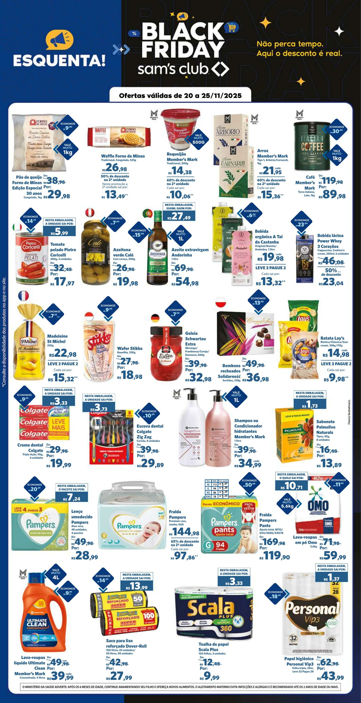 Folheto Sam's Club 20.11.2025 - 25.11.2025