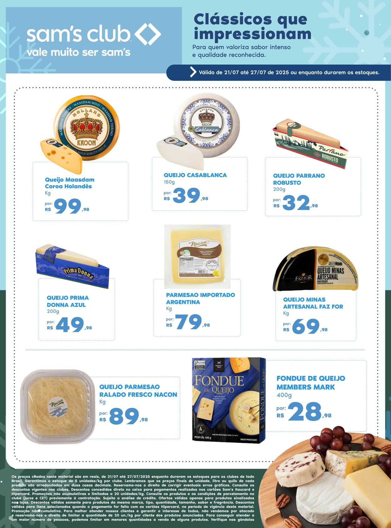 Folheto Sam's Club 21.07.2025 - 27.07.2025