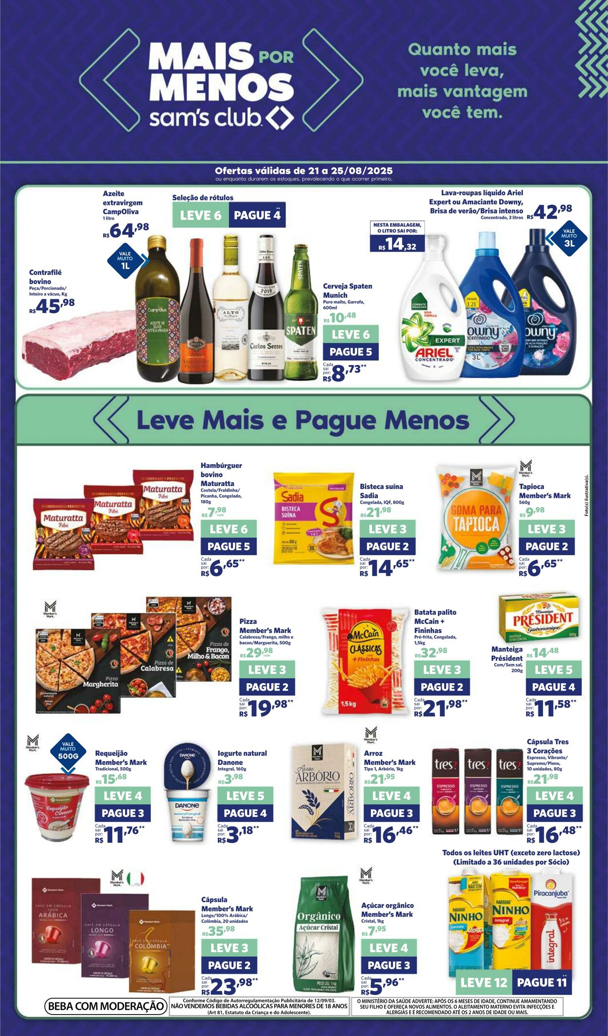 Folheto Sam's Club 21.08.2025 - 25.08.2025