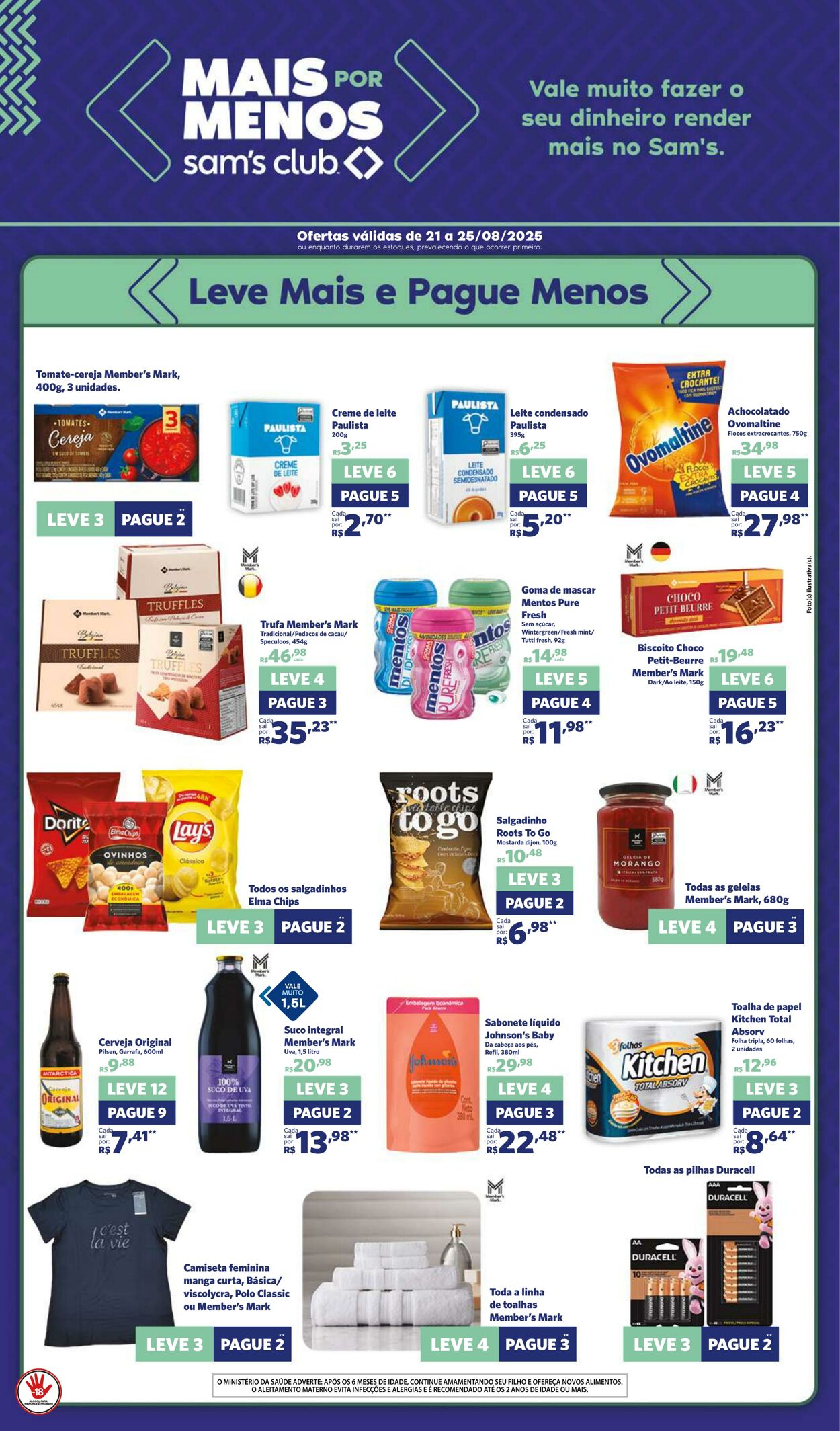 Folheto Sam's Club 21.08.2025 - 25.08.2025