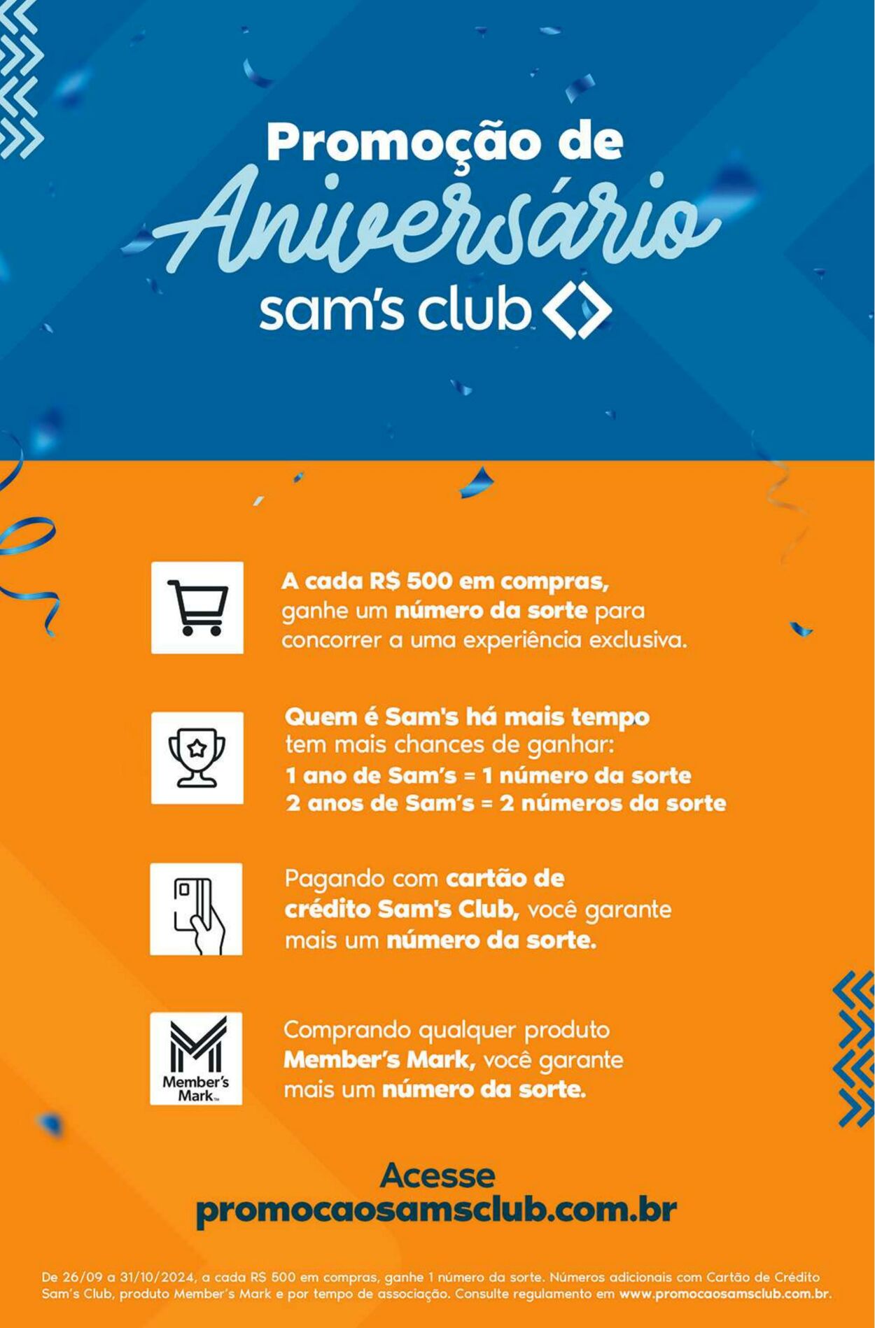 Folheto Sam's Club 21.10.2024 - 31.10.2024