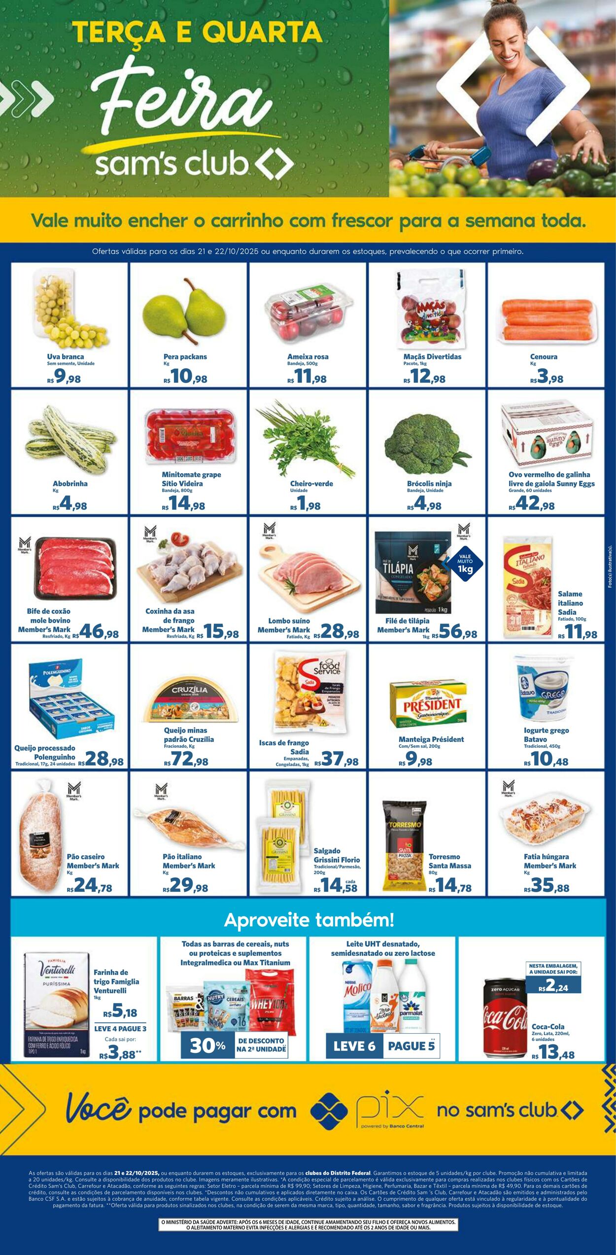 Folheto Sam's Club 21.10.2025 - 22.10.2025