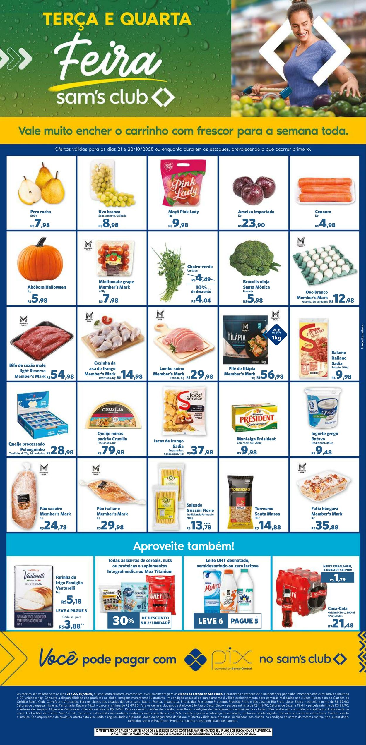 Folheto Sam's Club 21.10.2025 - 22.10.2025