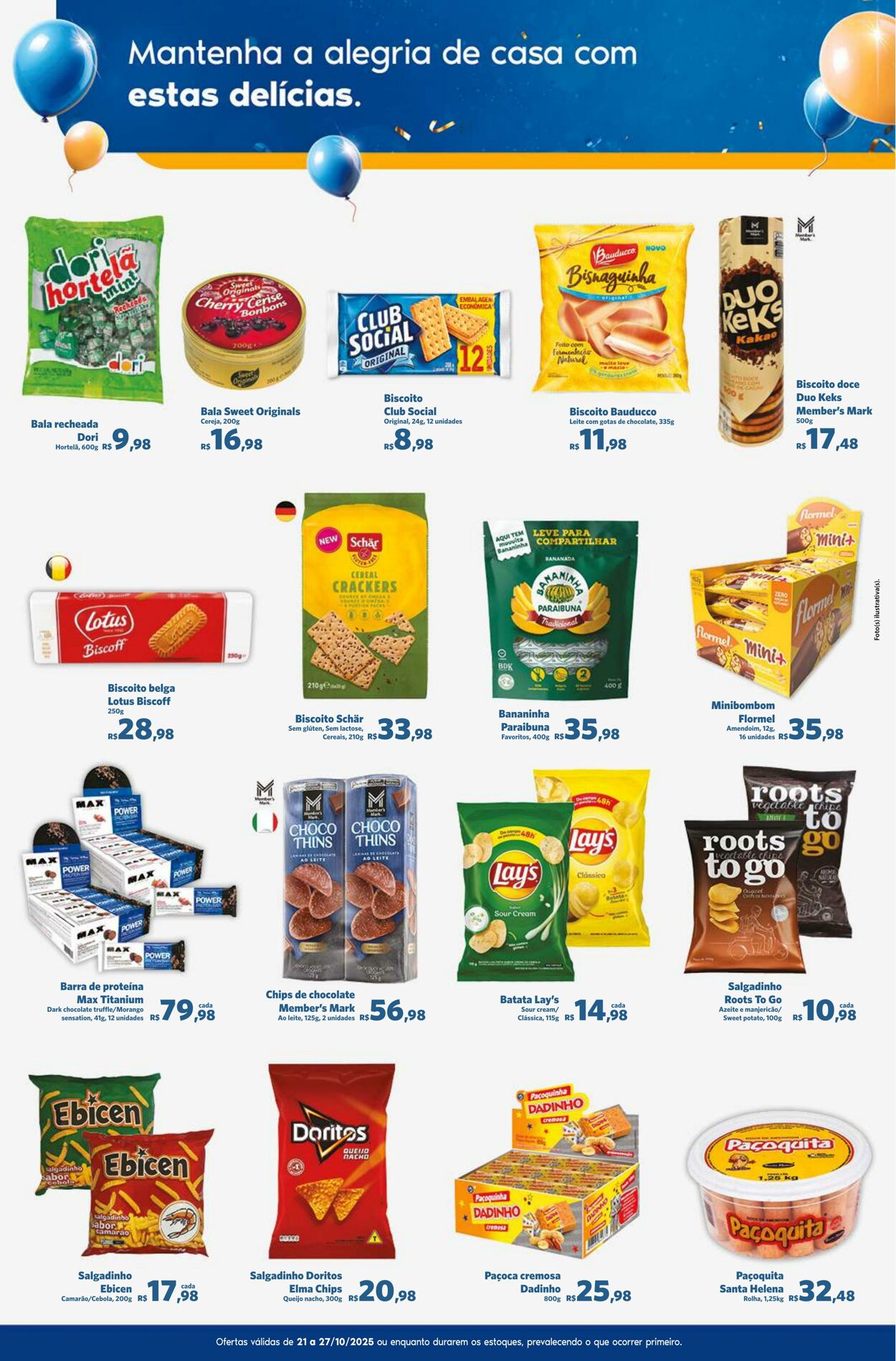 Folheto Sam's Club 21.10.2025 - 27.10.2025