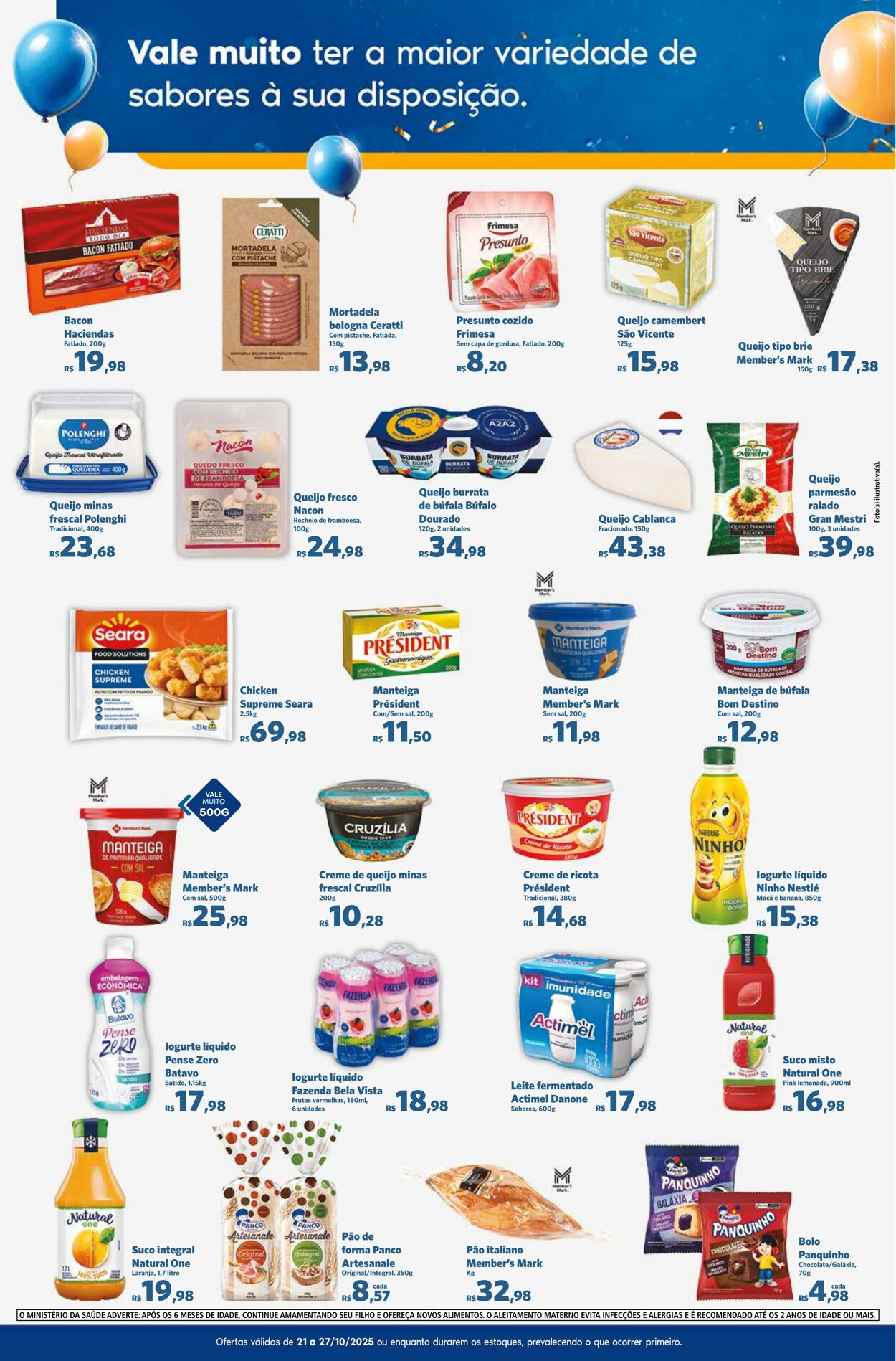 Folheto Sam's Club 21.10.2025 - 27.10.2025