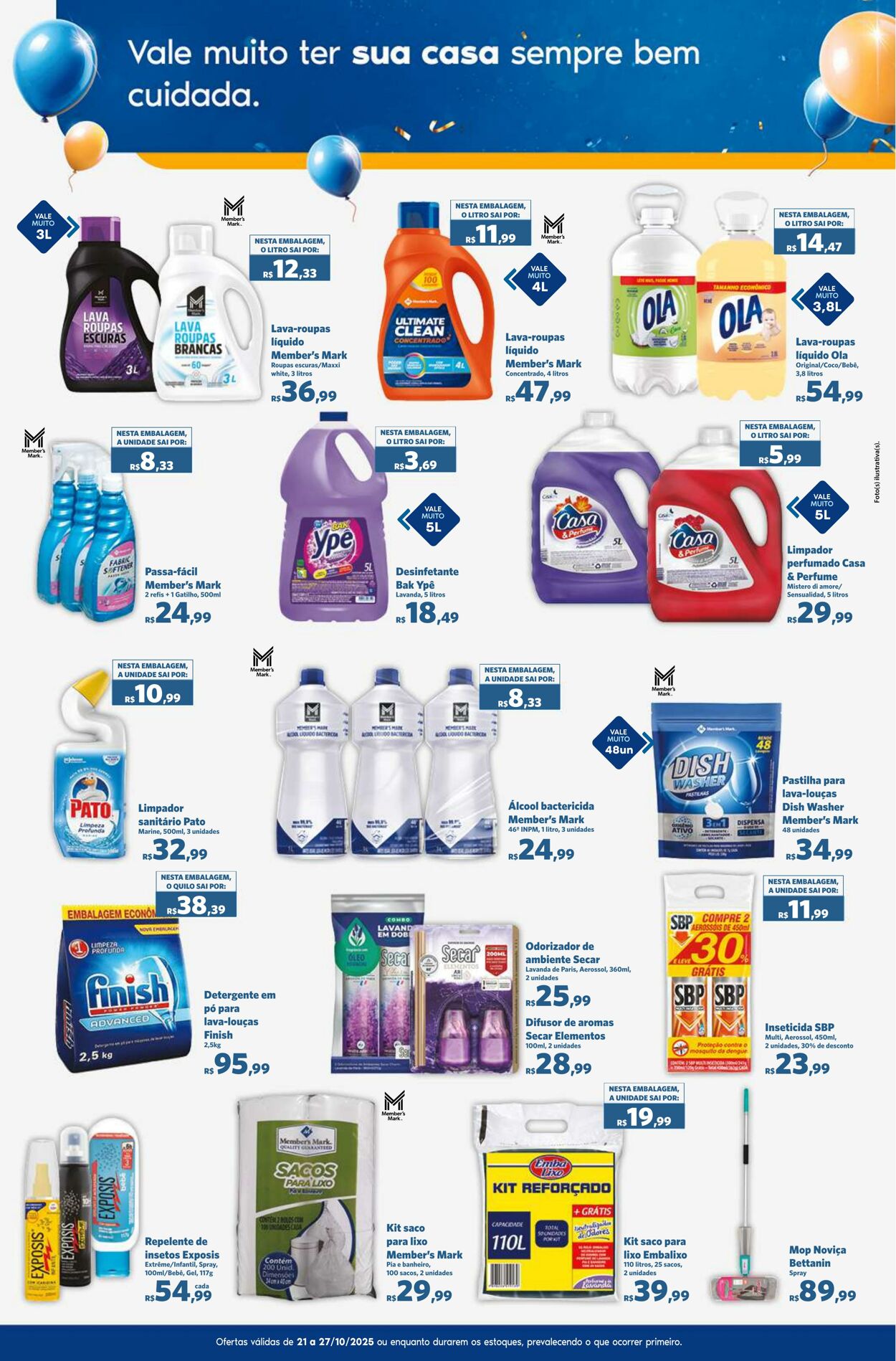 Folheto Sam's Club 21.10.2025 - 27.10.2025