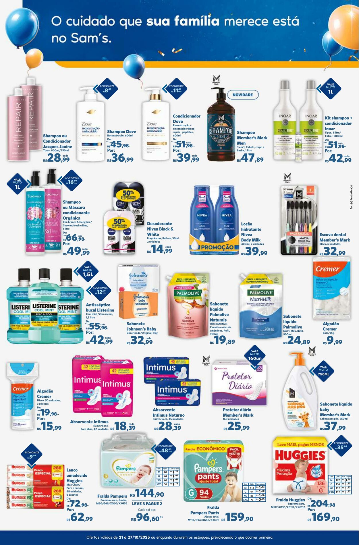 Folheto Sam's Club 21.10.2025 - 27.10.2025