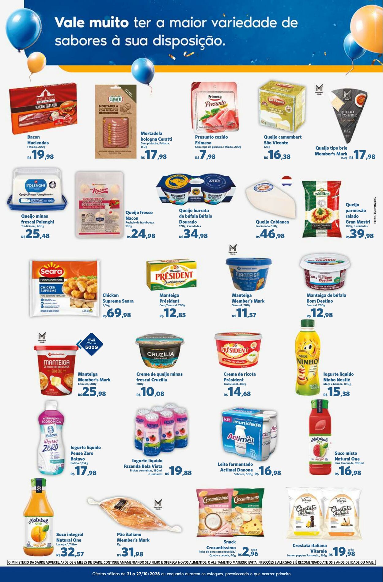 Folheto Sam's Club 21.10.2025 - 27.10.2025