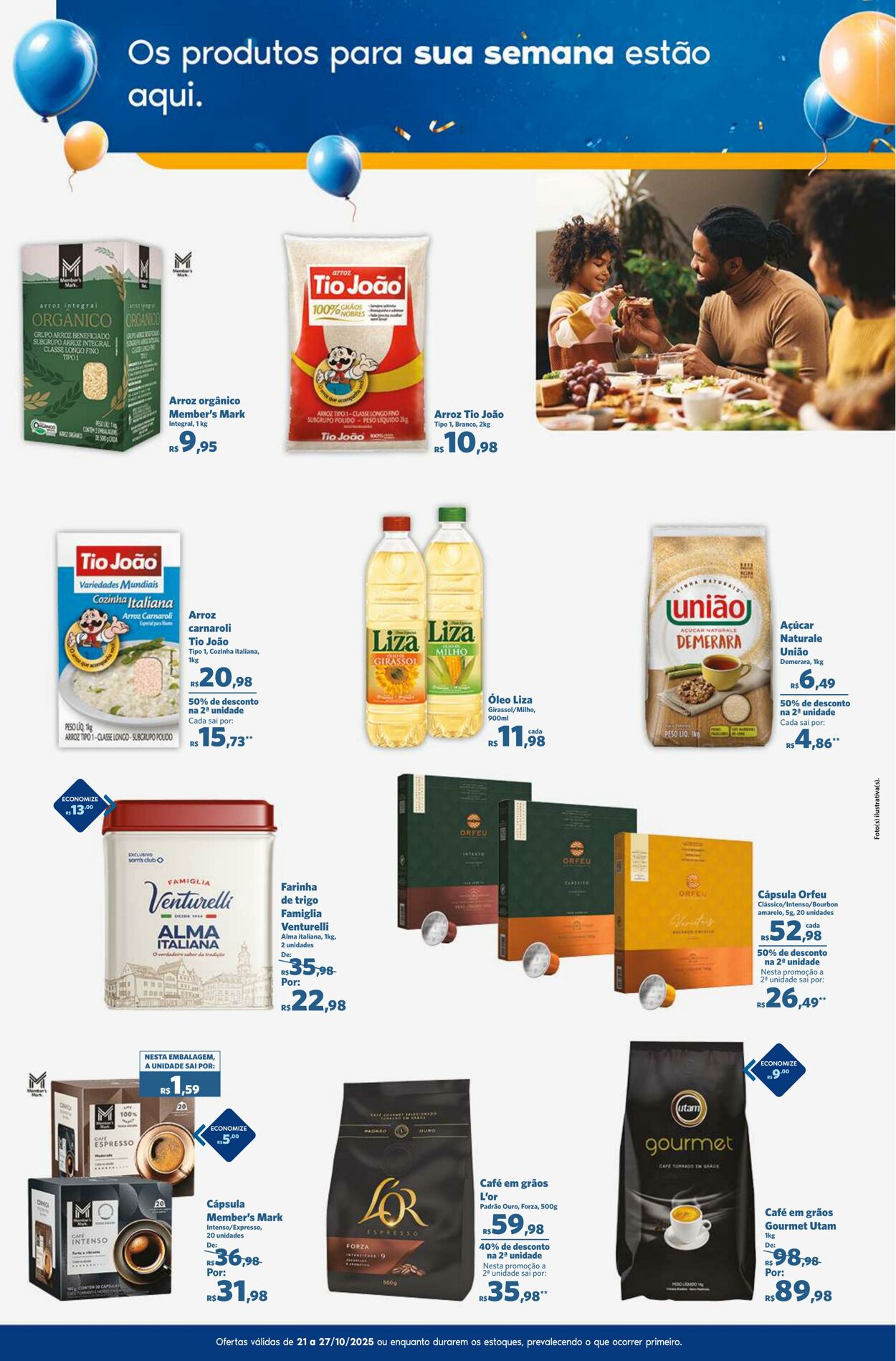 Folheto Sam's Club 21.10.2025 - 27.10.2025
